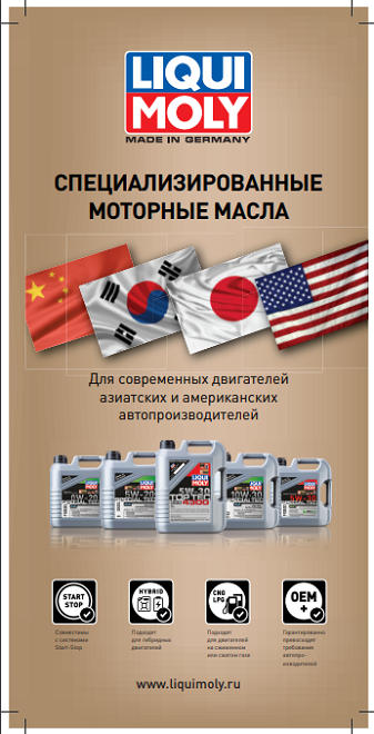 Брошюра Специализированные моторные масла Азия и Америка